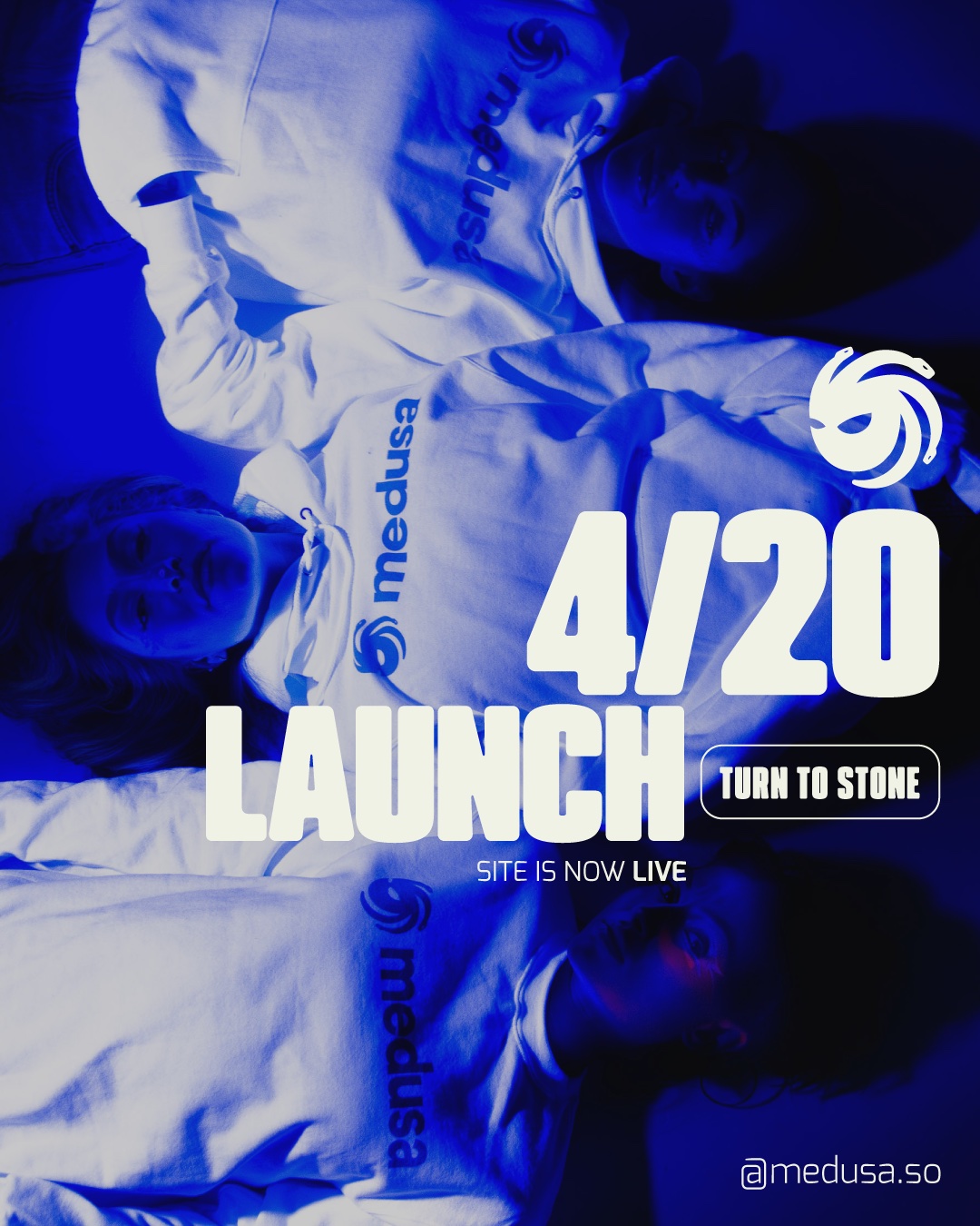 4/20 Launch poster: site is now live
