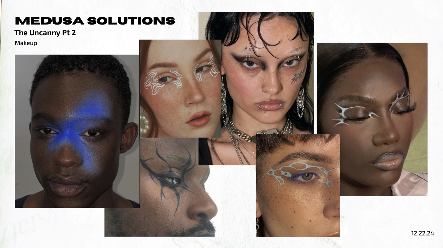 The Uncanny Pt 2 makeup moodboard