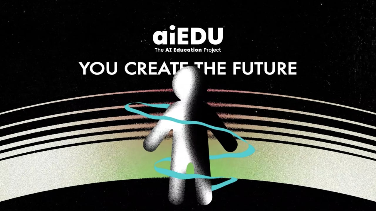 aiEDU - You Create The Future campaign film, opening frame